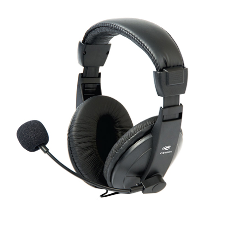 headset c3 tech voicer confort  mi-2260arc - preto