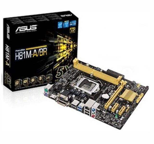 placa mae 1150 asus h81m-a, br