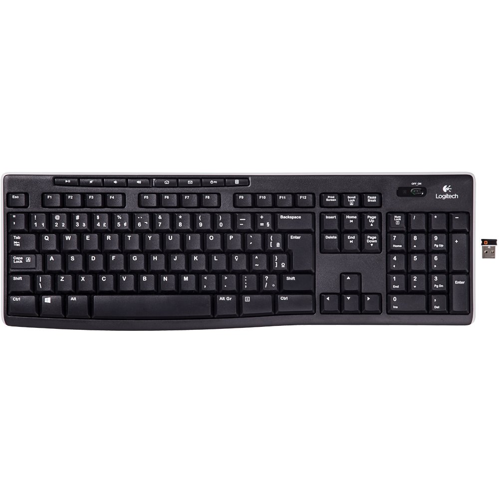 teclado wireless logitech k270