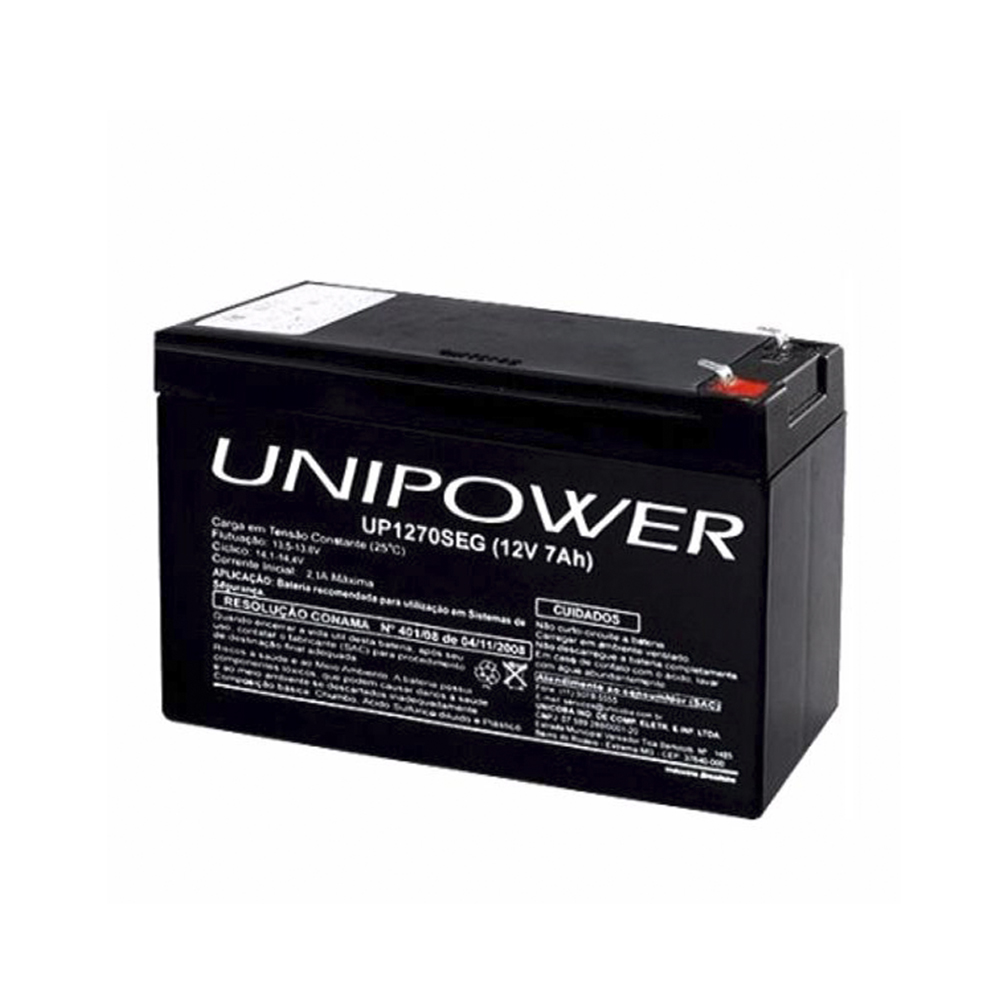 bateria selada 07ah12v sh7, 12estacionaria unipower