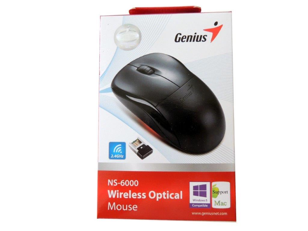 mouse optico wireless ns-6000 genius preto