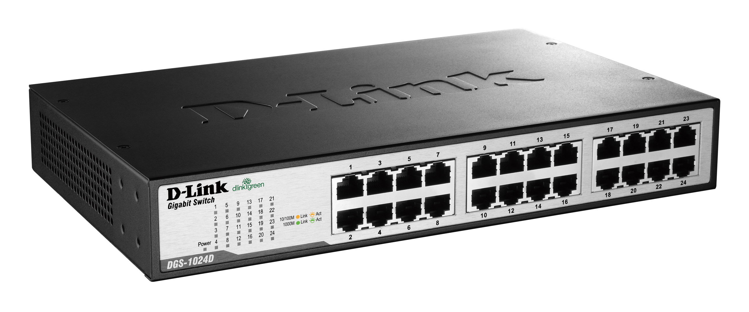 switch 24 portas 10, 100, 1000  d-link  dgs-1024d