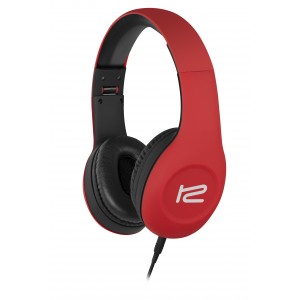 fone+microfone klipxtreme khs815rd vermelho