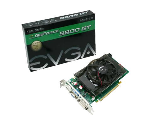 vga pci-e 1gb evga 9800gt ddr3 256 bits