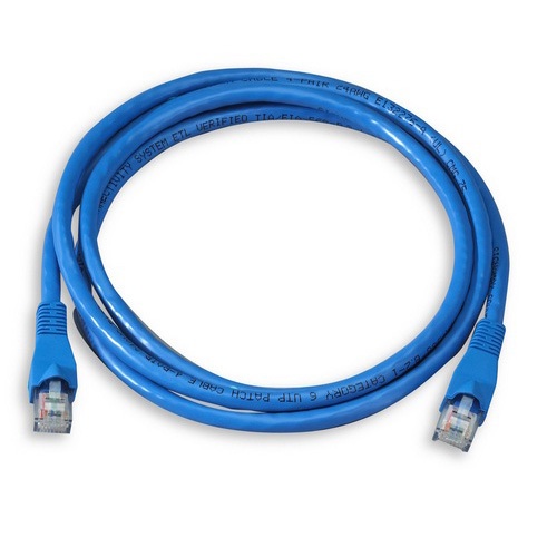 cabo patch cord cat5 1.80 mts-azul dex