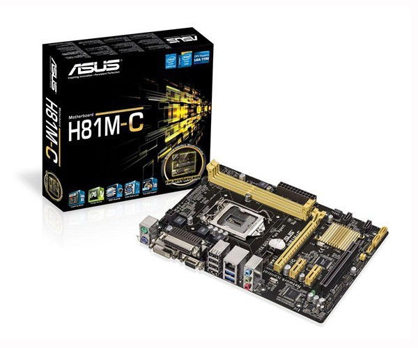 placa mae 1150 asus h81m-a, br