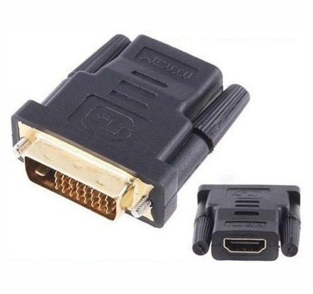 adaptador dvi macho para hdmi fmea