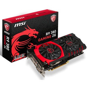vga pci-e 2gb msi-r9-380-gaming 256 bits gddr5