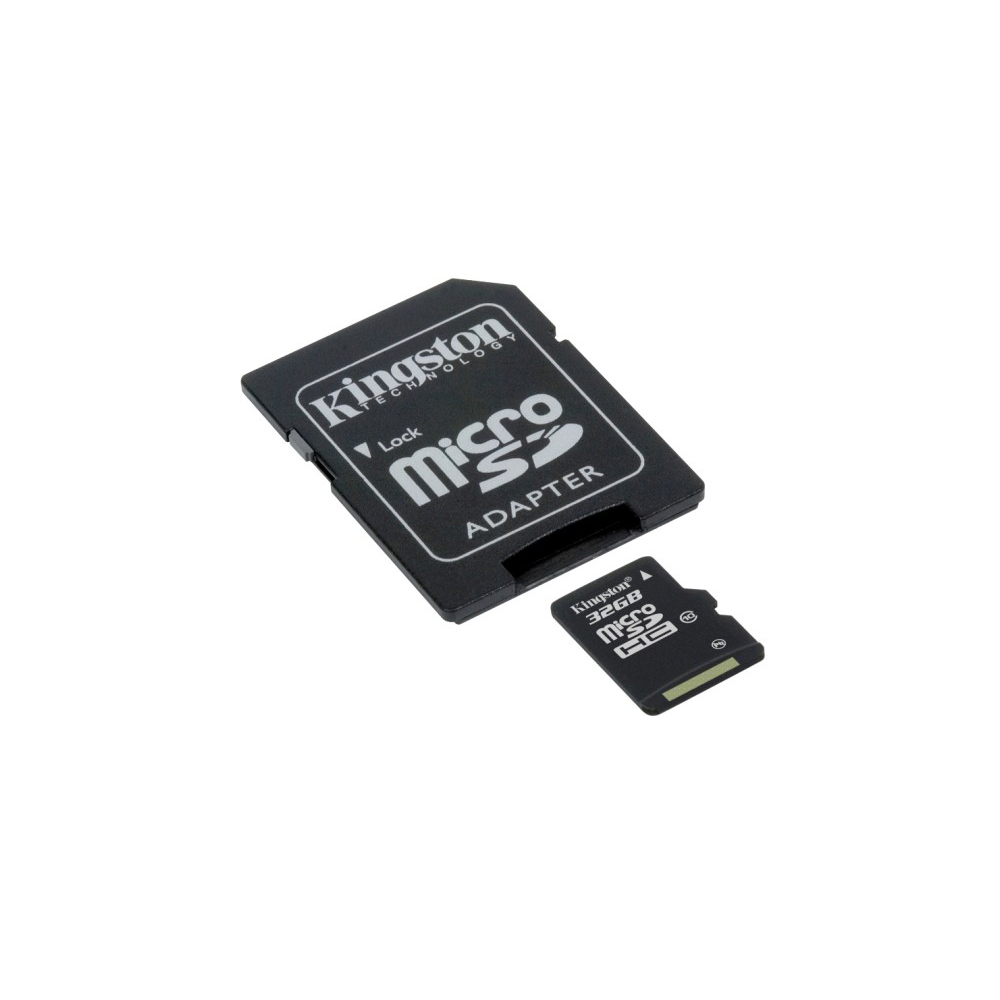 micro sd c, adaptador 32gb-sdc10 kingston