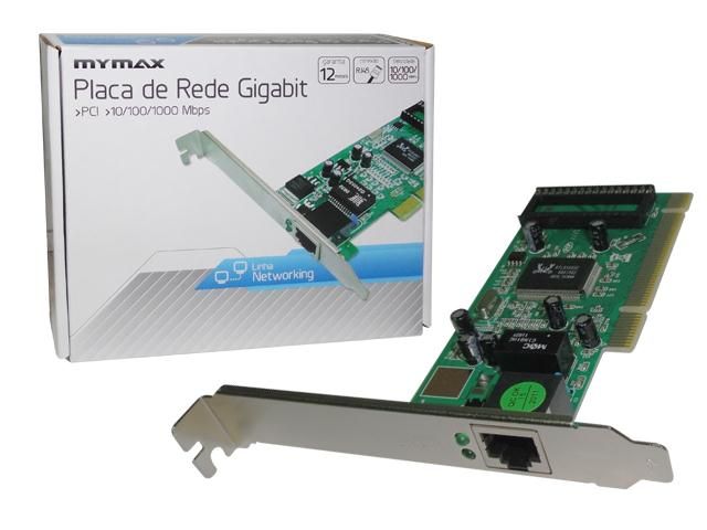 placa de rede 10, 100 mymax