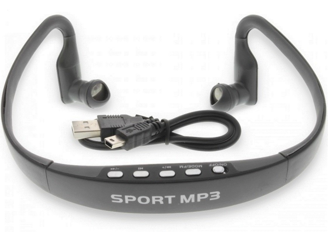 fone de ouvido c, mp3+fm sport pc-168 preto