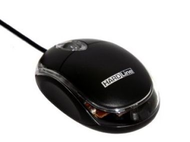mouse optico usb hardline-fm-04 preto