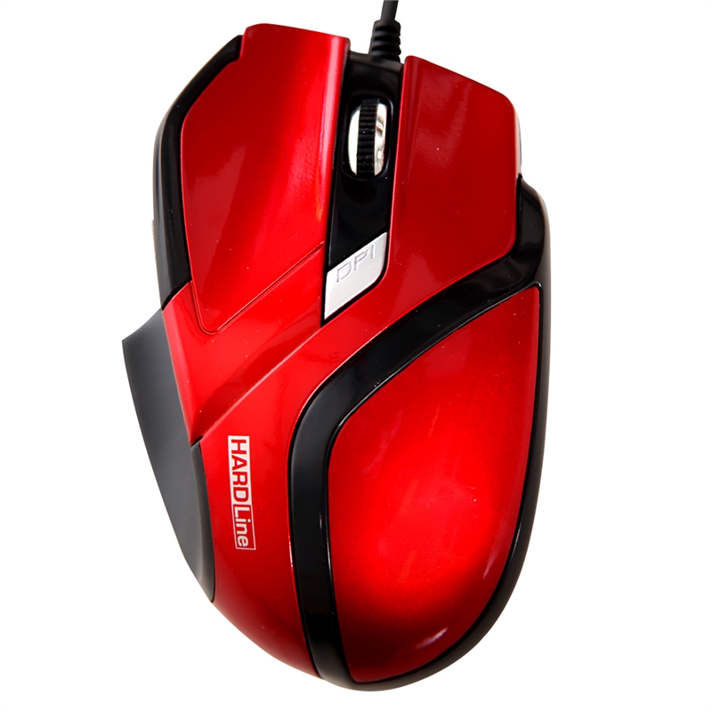 mouse optico usb hardline ms26-2400dbi-verm, preto