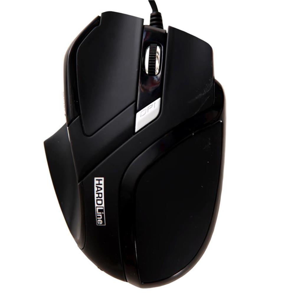 mouse optico usb hardline ms26-2400dbi-preto