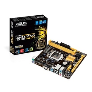 placa me 1150 asus h81m-cs, br