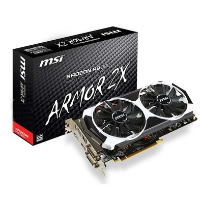 vga pci-e 2gb msi-r9-380-armor 2x 256 bits gddr5
