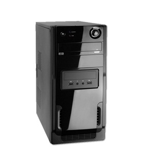 gabinete wisecase ft403, 3308- 2 baias preto