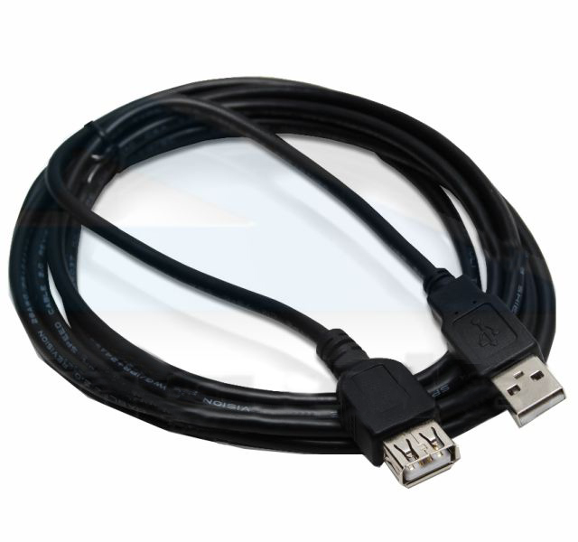 cabo ext.usb a- m, a-f 3m 2.0