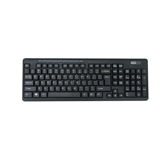 teclado ps2 mult hardline-k-4401 preto
