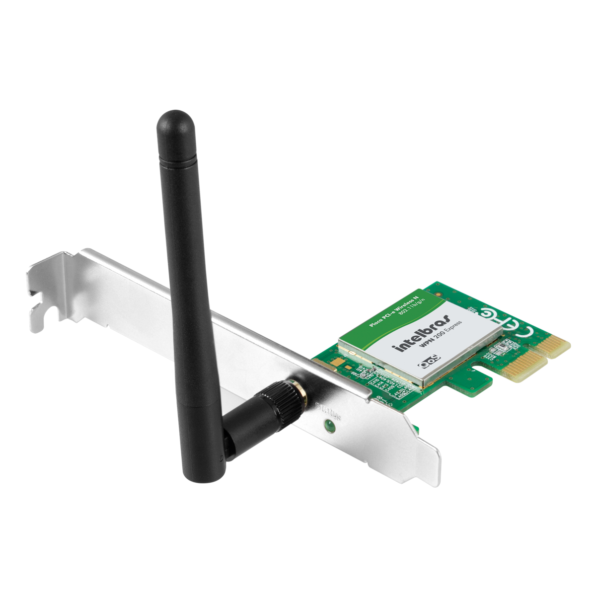 placa de rede pci exp-wpn200-wir-150mbps intelbras