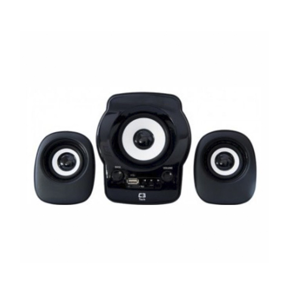 caixa de som subwoofer c3tech-sp-10 bk