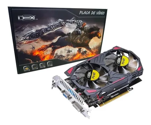 vga pci-e 2gb  pov-geforce gtx750ti 128 bits gddr5