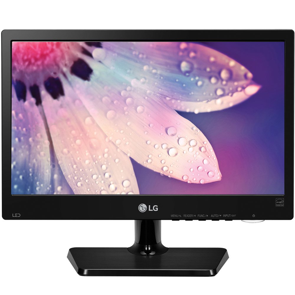 monitor lg led  15,6  polegadas preto - 16m38a-b