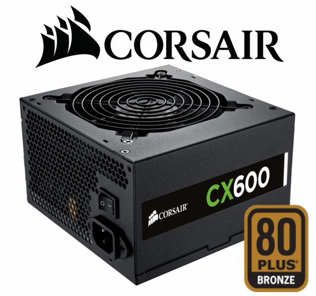 fonte 600w corsair-cx 600w-cp-9020048-ww