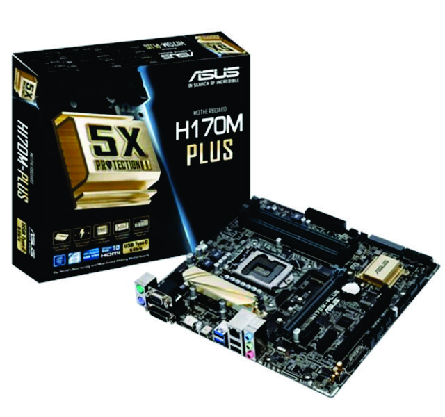 placa me 1151 asus h170m-plus, br  ddr4