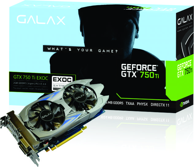 vga pci-e 2gb galax geforce gtx750-ti 128bit gddr5