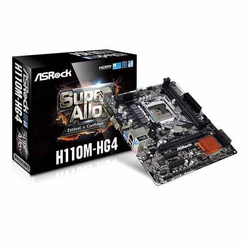 placa me 1151 asroch h110m-hg4  ddr4