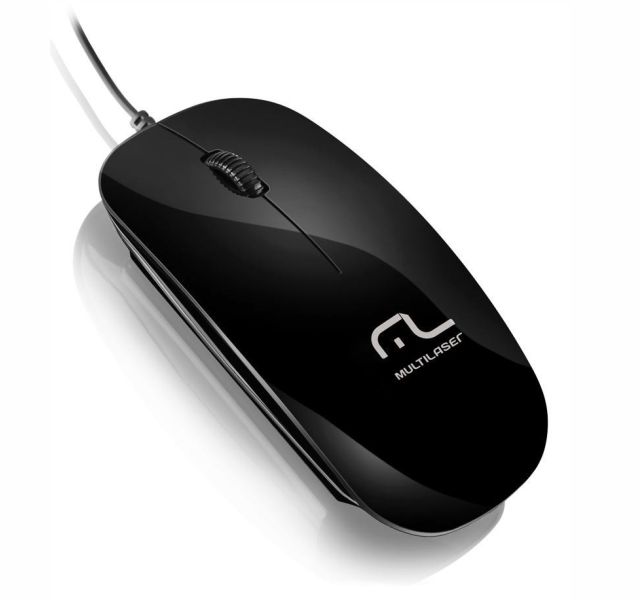 mouse optico usb multilaser-m0166  preto