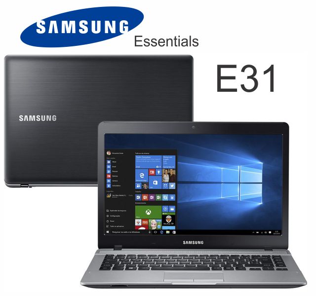 notebook samsung essentials-e31-370e4k-kw6-i3-5005