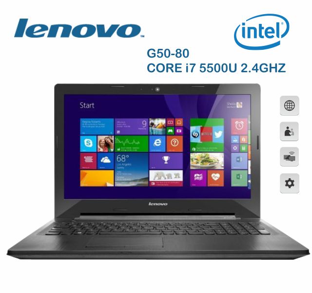 notebook lenovo g50-80 core i7 5500u 2.4ghz