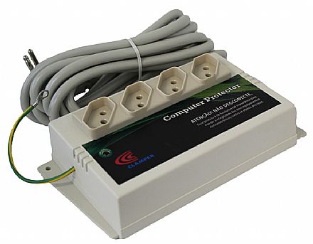filtro de linha 4 tomadas dps clamper
