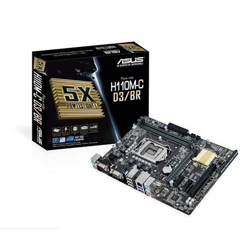 placa me 1151 asus h110m-c d3-br ddr3