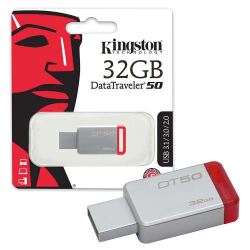 pen drive 32 gb kingston-dt50- usb 3.1  3.0  2.0