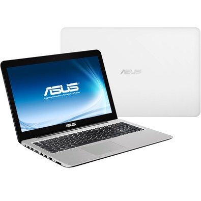 notebook asus intel celeron quad-core n3160 4gb 500gb 15,6 pol branco - z550sa-xx002
