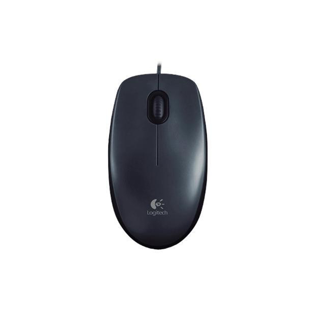 mouse ptico logitech  usb m100- preto