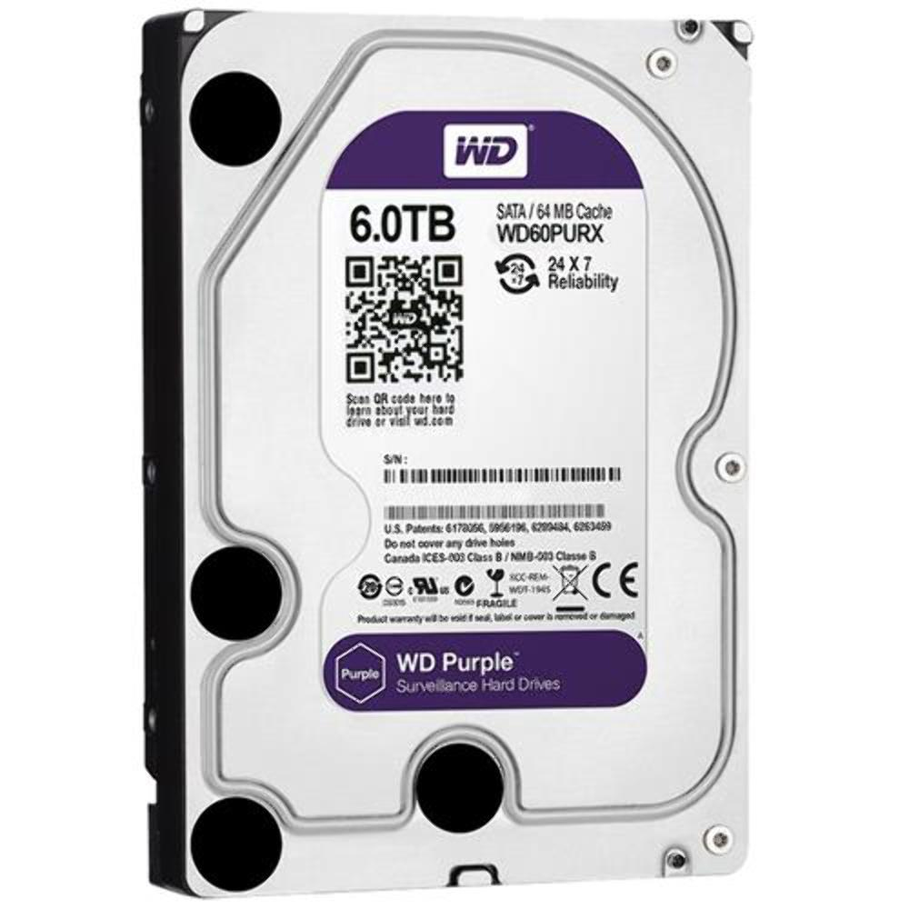 hd 6tb sata 3 w. digital wd60purx (7200rpm)