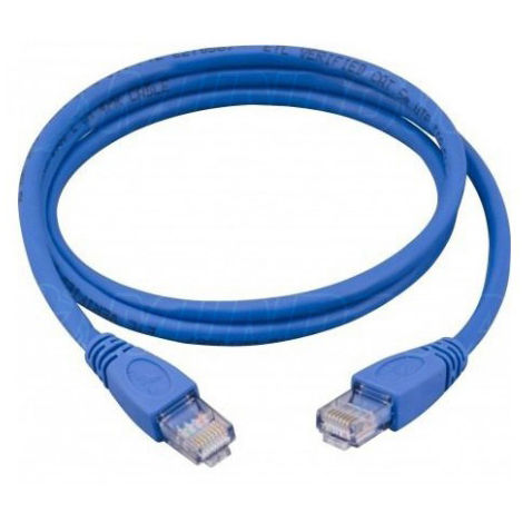 cabo de rede cat5e 2m azul exbom