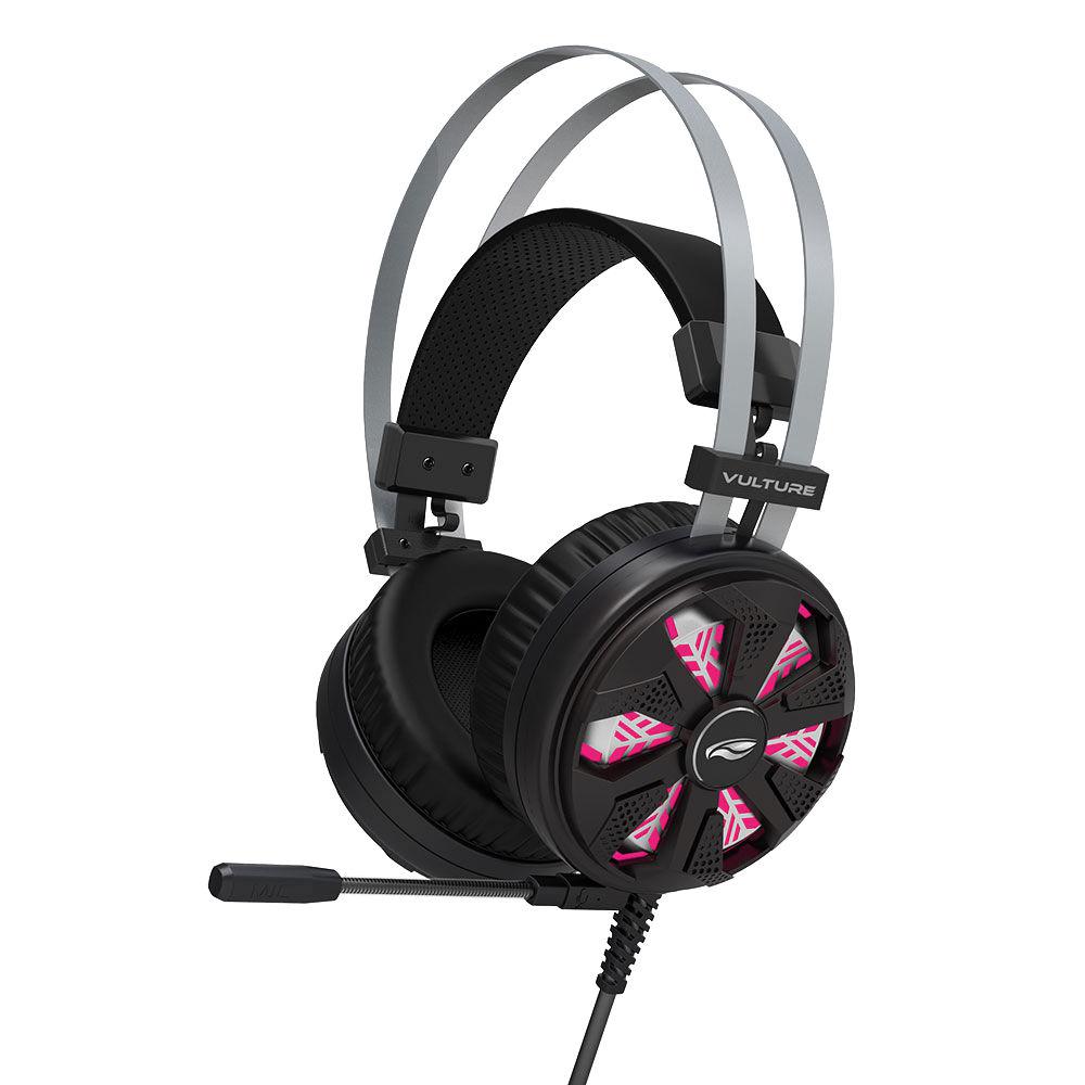 fone+mic gamer usb vulture-ph-710 preto