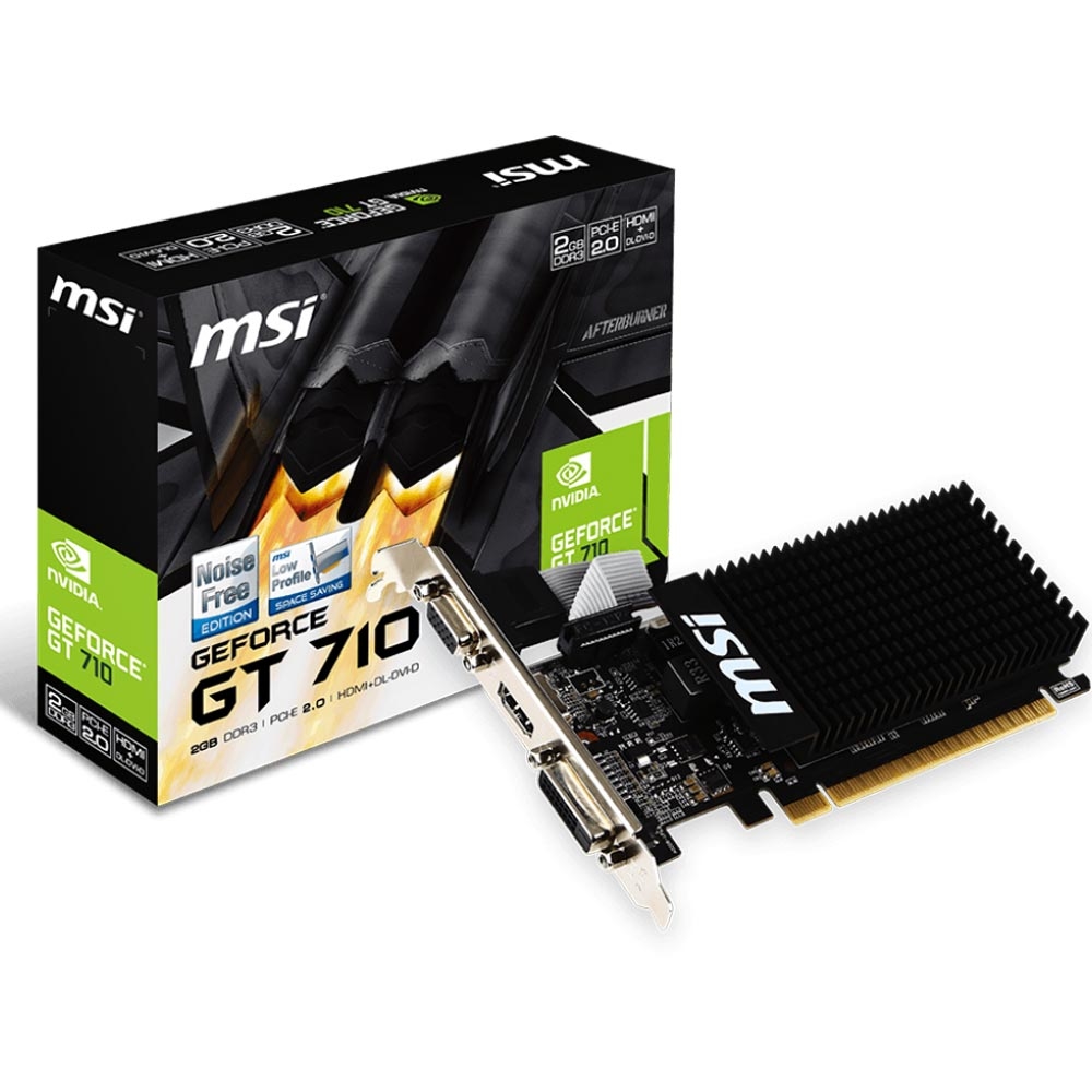vga pci-e 2gb msi geforce gt710  64 bits ddr3