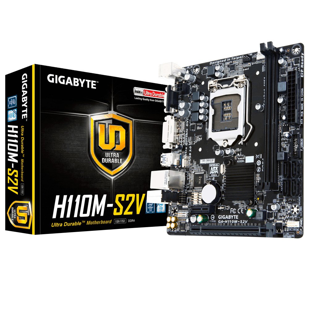 placa me 1151 gigabyte ga-h110m-h  ddr4