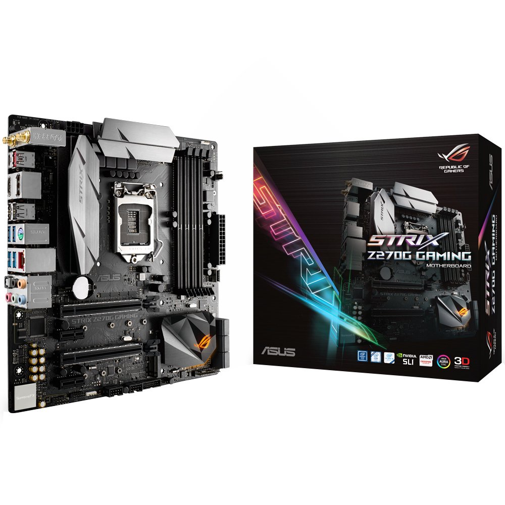placa mae 1151 asus strix  z270g gaming-ddr-4