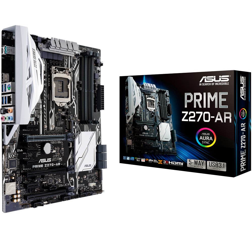 placa mae 1151 asus prime z270-ar  ddr4