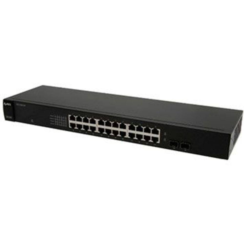 switch 24 portas 10, 100, 1000 zyxel-gs1100-24