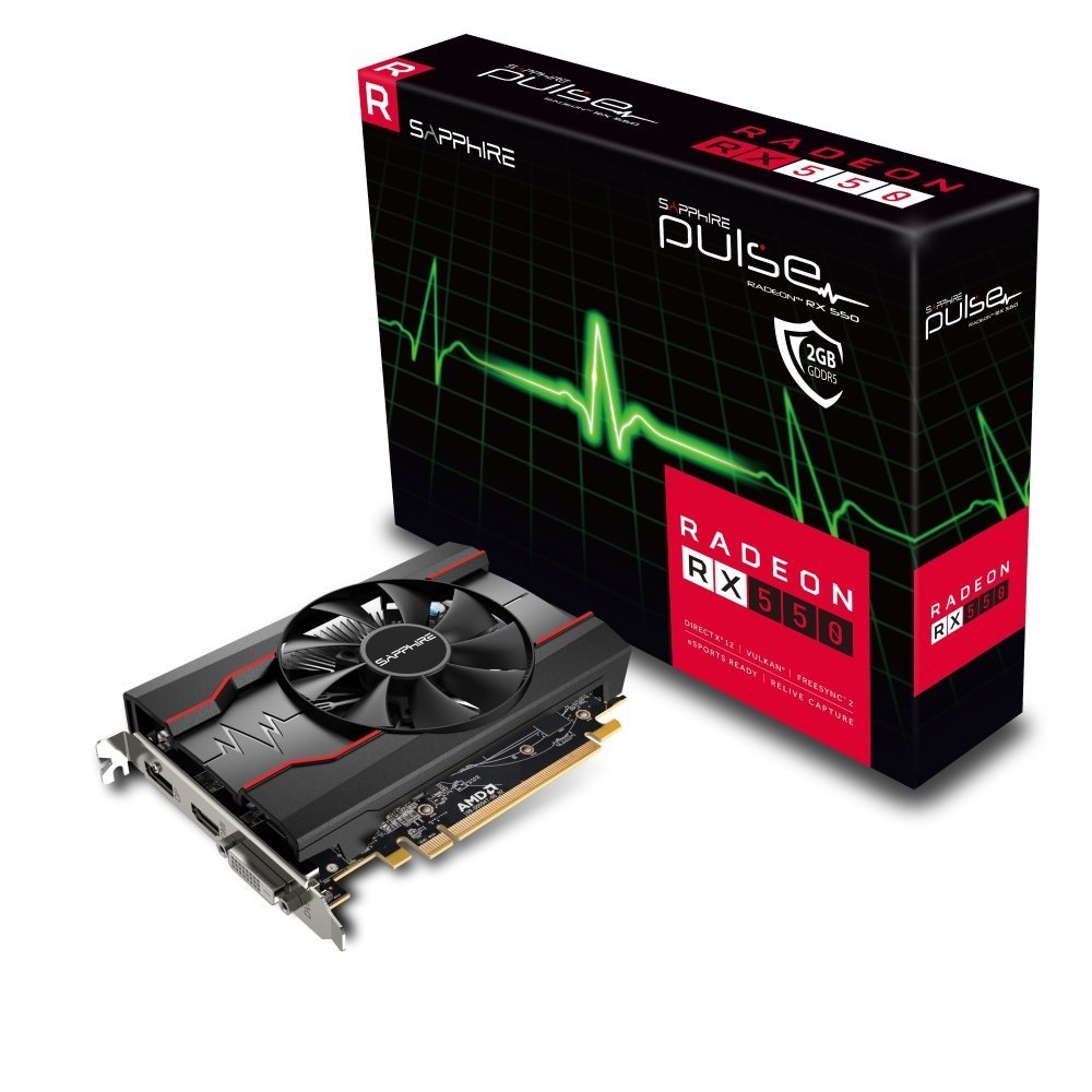 vga pci-e 2gb shapphire-radeon rx-550 ddr5-128bits