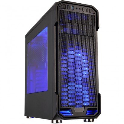 gabinete c3tech game-mt-g600bk  preto sem fonte