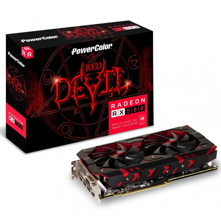 vga pci-e 8gb amd radeon rx-580 256-bit gddr5